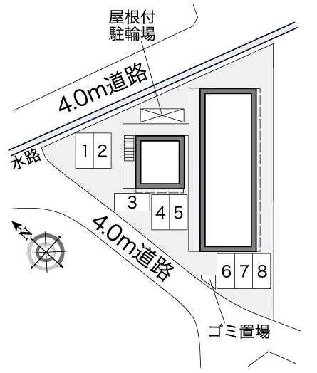 ★手数料０円★和歌山市栄谷 月極駐車場